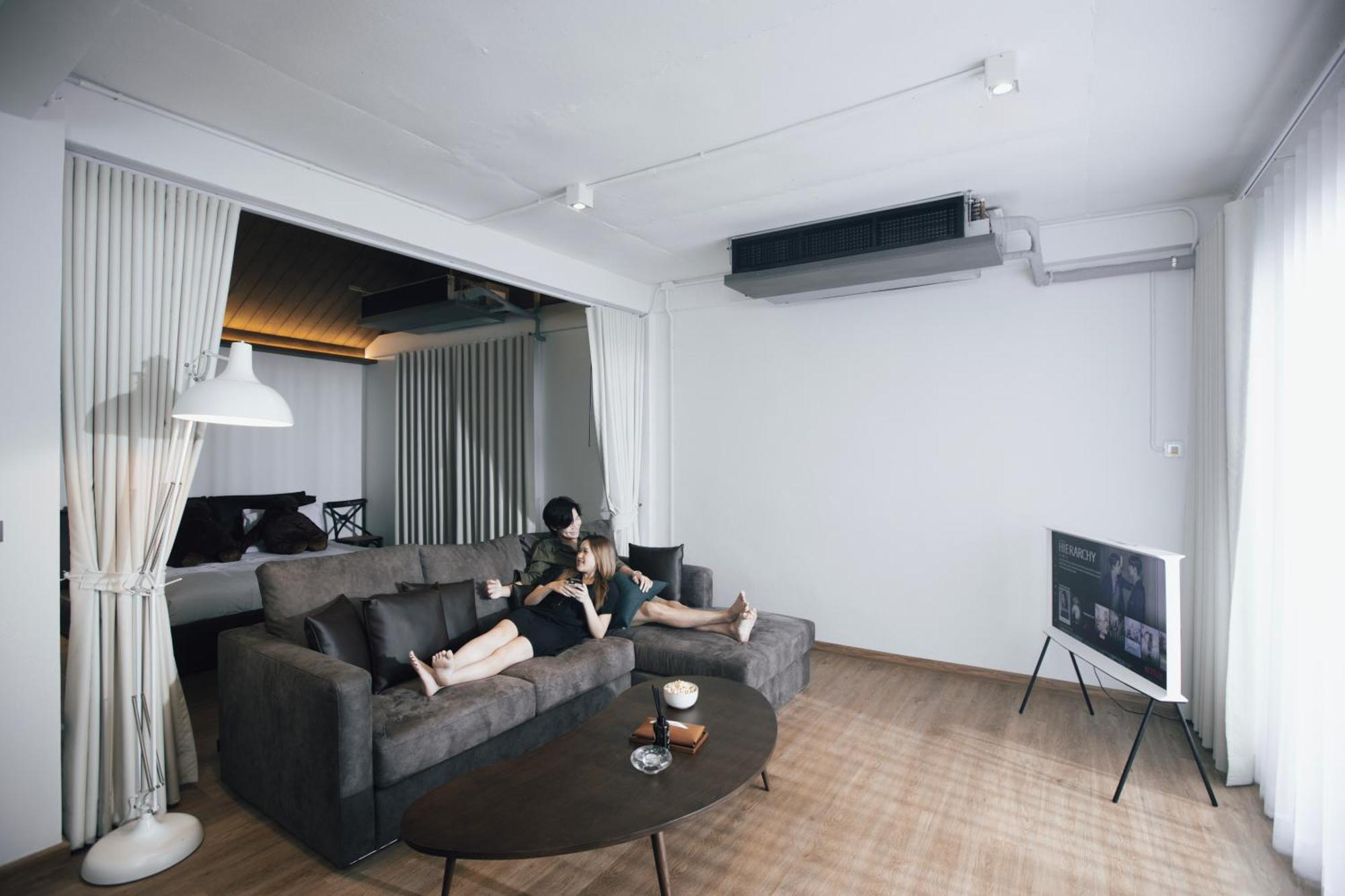 The Lair Bangkok - 3Mins Walk To Icon Siam Apartment ภายนอก รูปภาพ